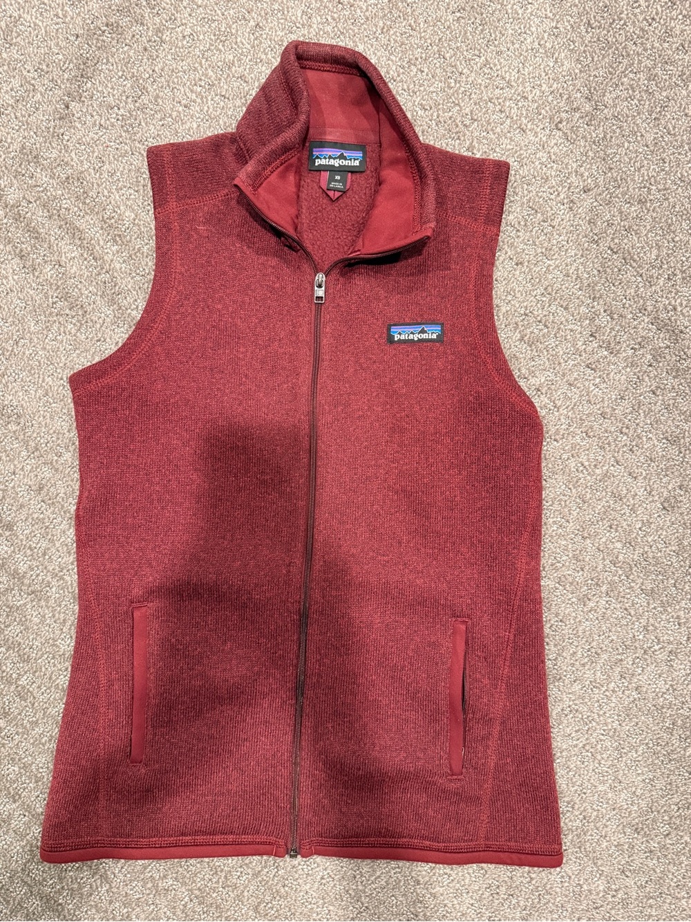 Patagonia Better Sweater Fleece Vest – Women’s XS – Burgundy/Maroon